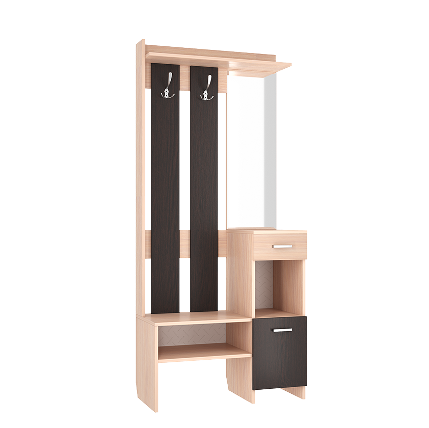 картинка Яр Прихожая (дуб млечный/венге), шт  от компании "Территория Диванов" 
