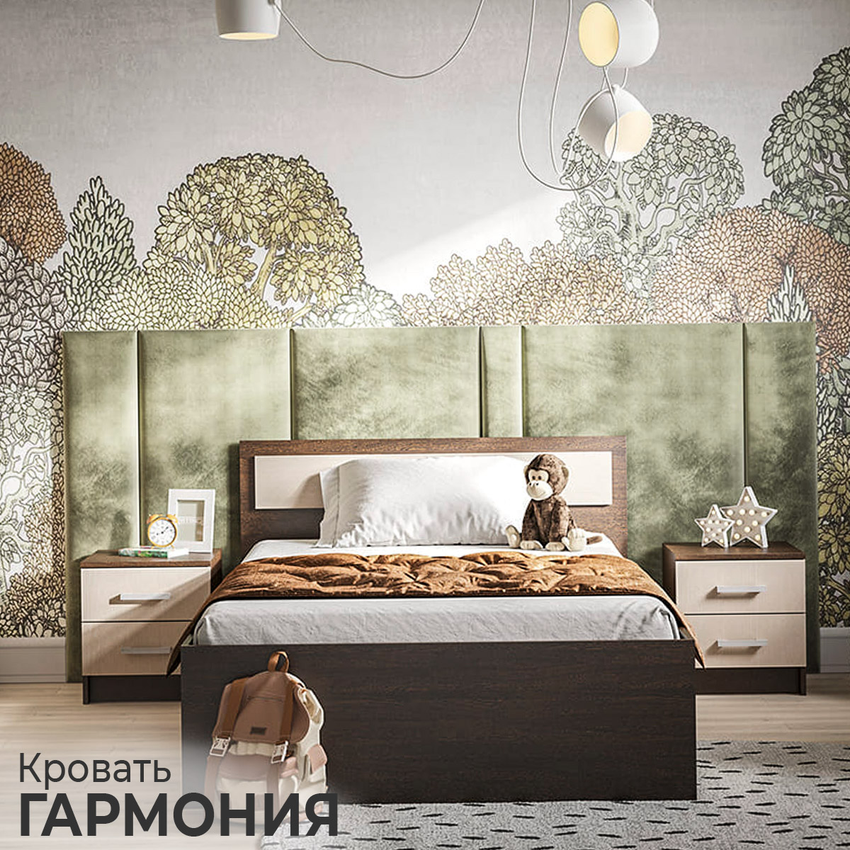 картинка Гармония Кровать КР 603, 900, шт  от компании "Территория Диванов" 
